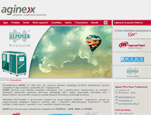Tablet Screenshot of aginex.pl
